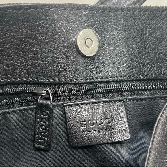 GUCCI GG denim hobo shoulder bag - Picture 5 of 10